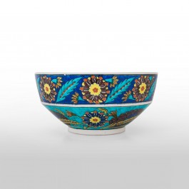 Bowl with artichoke and floral pattern ;14;28 - FLORAL  $i