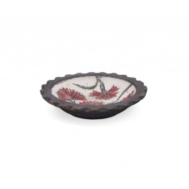 Bowl with carnation flowers in contemporary style ;; - FLORAL  $i