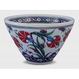 Bowl with carnation pattern ;11;18;;; - ARTIST Adnan Ergüler  $i