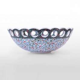 ARTIST Saim Kolhan Bowl with contemporary tugrakesh pattern ;20;52