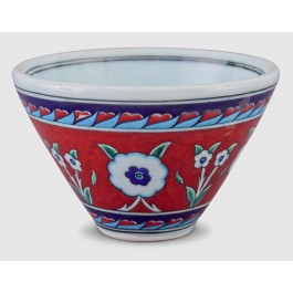 Bowl with floral pattern ;11;18;;; - ARTIST Adnan Ergüler  $i
