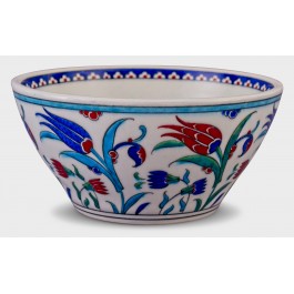 Bowl with floral pattern ;11;23;;; - ARTIST Adnan Ergüler  $i