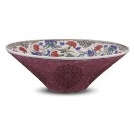 Bowl with floral pattern ;15;42;;; - ARTIST Saim Kolhan  $i