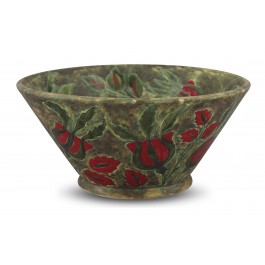 CONTEMPORARY Bowl with floral pattern ;16;33;;;