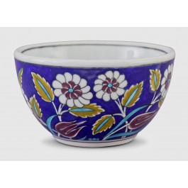 Bowl with floral pattern ;8;14;;; - ARTIST Adnan Ergüler  $i