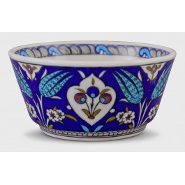 Bowl with floral pattern ;9;17;;; - ARTIST Adnan Ergüler  $i