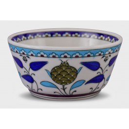 Bowl with floral pattern ;9;17;;; - ARTIST Adnan Ergüler  $i