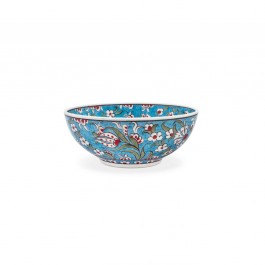 Bowl with saz leaves and floral pattern ;; - FLORAL  $i