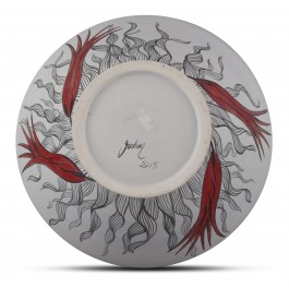Bowl with tulip pattern ;15;34;;; - CONTEMPORARY  $i