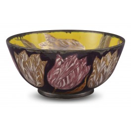 CONTEMPORARY Bowl with tulip pattern ;16;34;;;