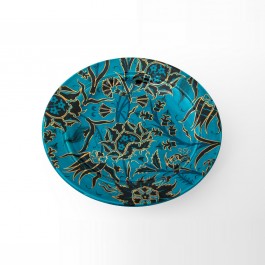 Covered bowl with floral pattern ;15;30;;; - ARTIST Saim Kolhan  $i