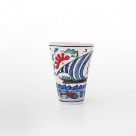 TABLEWARE Cup with boat figures and fishes ;12;9