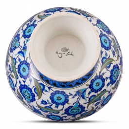 Footed bowl with floral pattern ;30;43;;; - ARTIST Adnan Ergüler  $i