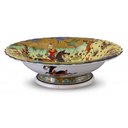 ARTIST Adnan Ergüler Footed bowl with miniature scene ;12;41;;;