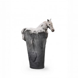 RAKU Horse figurine ;;;;;