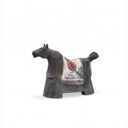 Horse figurine with tulips ;;;;;