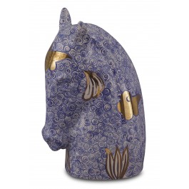 GEOMETRIC Horse head figurine with geometrical pattern ;31;22;;;