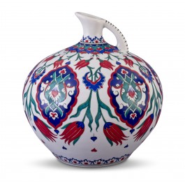 ARTIST Adnan Ergüler Jug with tulips and Rumi patterns ;31;28;;;