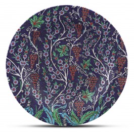 PLATE Plate with floral pattern ;;40;;;