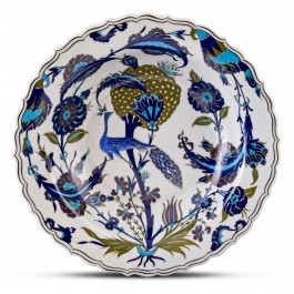 ARTIST Adnan Ergüler Plate with floral pattern ;;41;;;