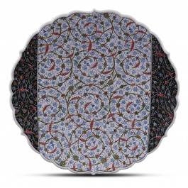 ARTIST Saim Kolhan Plate with floral pattern ;;43;;;