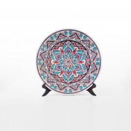 ARTIST Gülseren Öztuğcu Plate with geometrical pattern ;;45