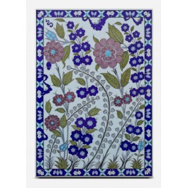 ARTIST Adnan Ergüler Tile with floral pattern ;47;33;;;
