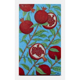 ARTIST Adnan Ergüler Tile with pomegranate pattern ;47;28;;;
