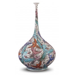 ARTIST Saim Kolhan Vase with birds ;65;33;;;