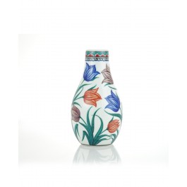 VASE Vase with colorful tulips ;26;12;;;