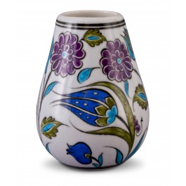 VASE Vase with floral pattern ;14;10;;;