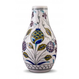 ARTIST Adnan Ergüler Vase with floral pattern ;22;10;;;
