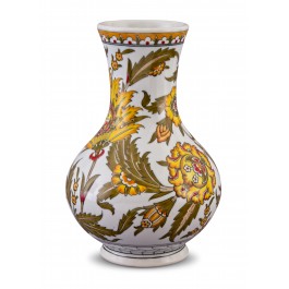 ARTIST Adnan Ergüler Vase with floral pattern ;26;15;;;