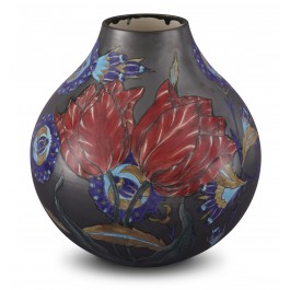 ARTIST Günhan Bozkurt Vase with floral pattern ;32;27;;;