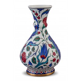ARTIST Adnan Ergüler Vase with floral pattern ;34;17;;;