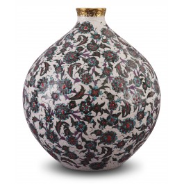 ARTIST Saim Kolhan Vase with floral pattern ;36;29;;;