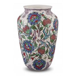 ARTIST Saim Kolhan Vase with floral pattern ;45;29;;;