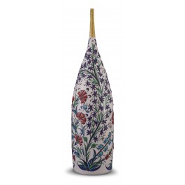 VASE Vase with floral pattern ;51;11;;;