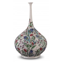 ARTIST Saim Kolhan Vase with floral pattern ;60;33;;;