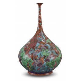 ARTIST Saim Kolhan Vase with miniature scene ;55;33;;;