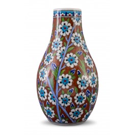 VASE Vase with spring blossom pattern ;22;10;;;